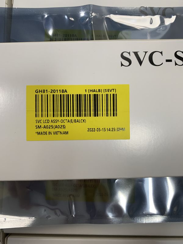 Sprzedaż hurtowa Wysokiej Jakości Ekran LCD Dla  A02S 100% Oryginalny Nowy Pakiet Serwisowy Ekran LCD  A025