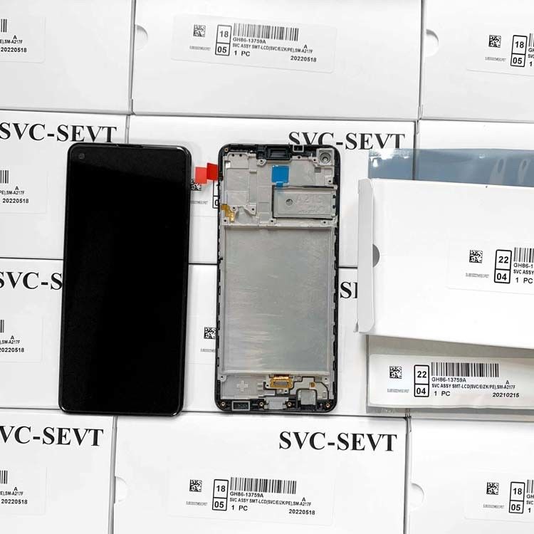 A21S LCD lcd With Frame For  A21S Original New Service Pack LCDS  A217 Ekran telefonu komórkowego Pantalla