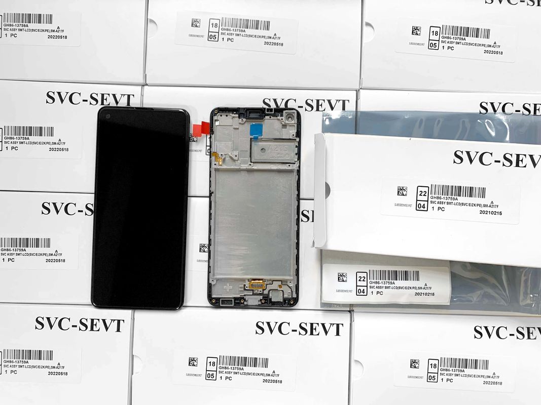 A21S LCD lcd With Frame For  A21S Original New Service Pack LCDS  A217 Ekran telefonu komórkowego Pantalla