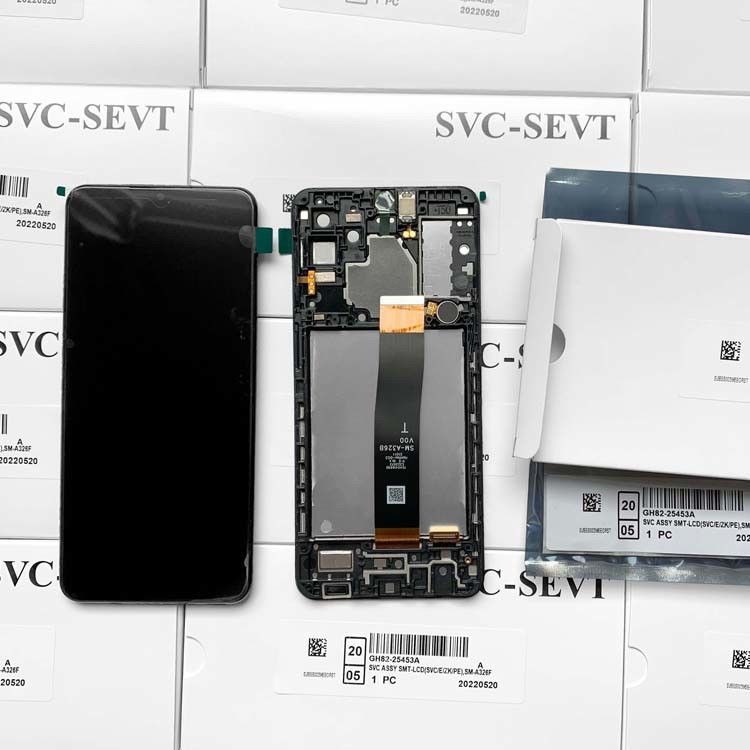 Ekran LCD + ramka dla  A32 5G Original Service Pack LCDS  A326B Telefon komórkowy ekran dotykowy Pantalla