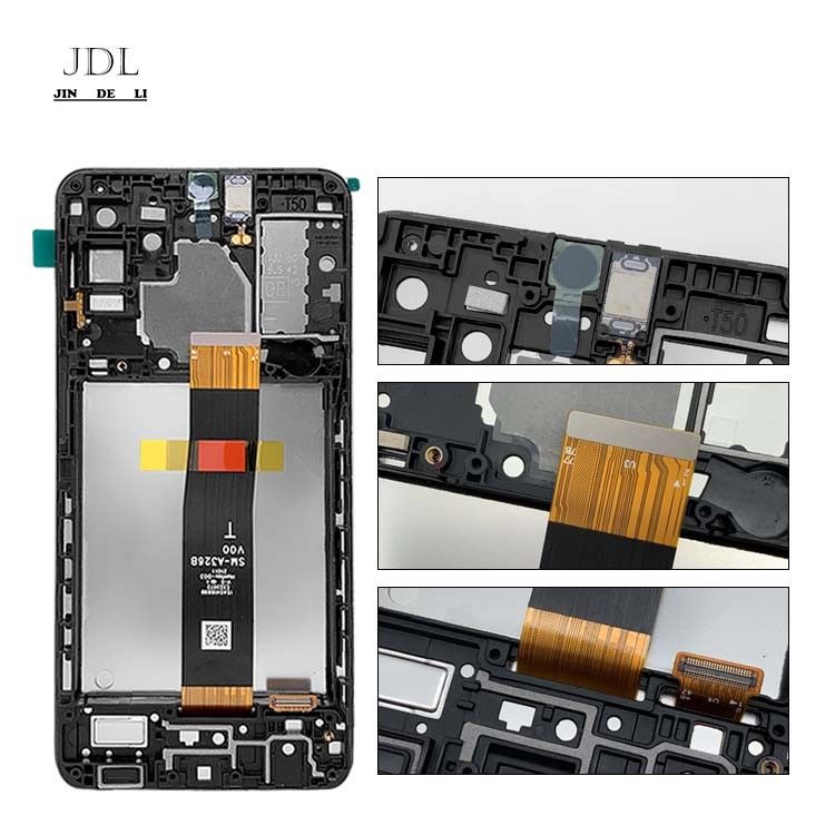 Ekran LCD + ramka dla  A32 5G Original Service Pack LCDS  A326B Telefon komórkowy ekran dotykowy Pantalla