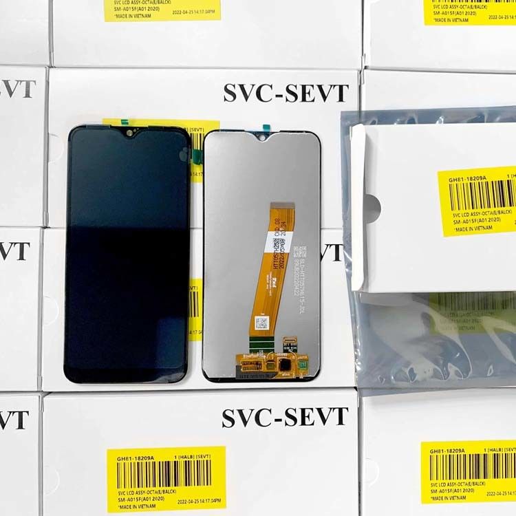 A01 LCD lcd do  A01 hurtownia oryginalny ekran telefonu komórkowego Pantalla  A105 Service Pack LCDS Touch