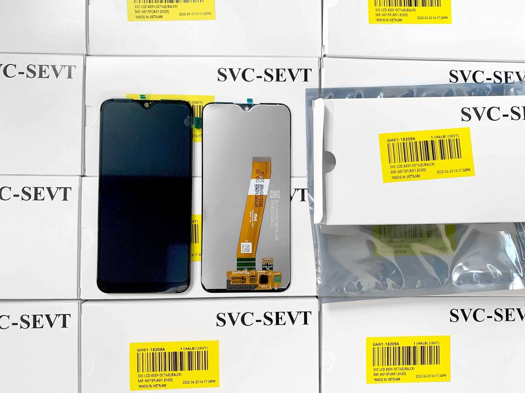 A01 LCD lcd do  A01 hurtownia oryginalny ekran telefonu komórkowego Pantalla  A105 Service Pack LCDS Touch