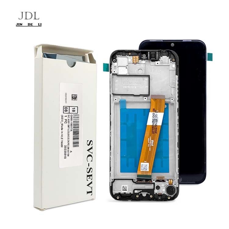 A01 Ekran LCD wyświetlacz lcd z ramką dla  A01 Wholesale Service Pack LCDS  A105 Original Phone Pantalla