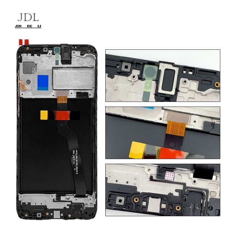 M10 LCD z ramką dla  M10 Mobilny Telefon Ekran dotykowy  M105 Oryginalny pakiet serwisowy LCDS Pantalla
