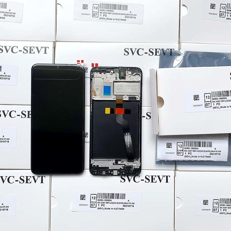 M10 LCD z ramką dla  M10 Mobilny Telefon Ekran dotykowy  M105 Oryginalny pakiet serwisowy LCDS Pantalla
