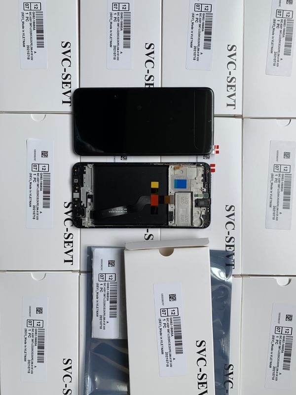 M10 LCD z ramką dla  M10 Mobilny Telefon Ekran dotykowy  M105 Oryginalny pakiet serwisowy LCDS Pantalla