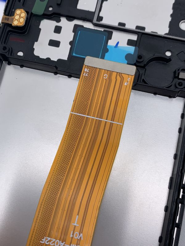Wyświetlacz LCD A02 z ramą dla  A022 oryginalny ekran dotykowy cyfryzator Pantalla  A02 Service Pack LCDS