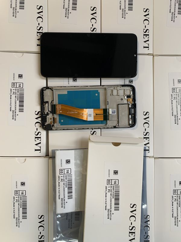 Oryginalny pakiet serwisowy A03S LCD z ramką dla  a03s Ekran telefonu komórkowego  A037 wysokiej jakości Pantalla