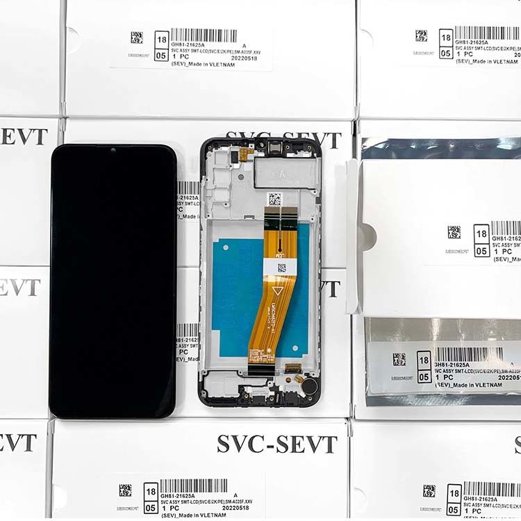 A03 LCD lcd With Frame For  a03 Wholesale Mobile Phone Screen A035 Oryginalny pakiet serwisowy