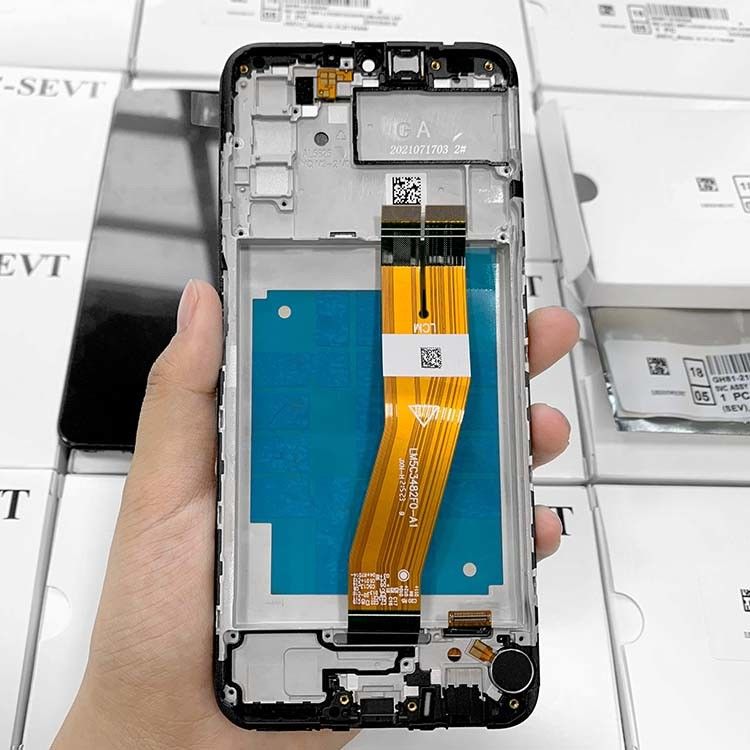 A03 LCD lcd With Frame For  a03 Wholesale Mobile Phone Screen A035 Oryginalny pakiet serwisowy