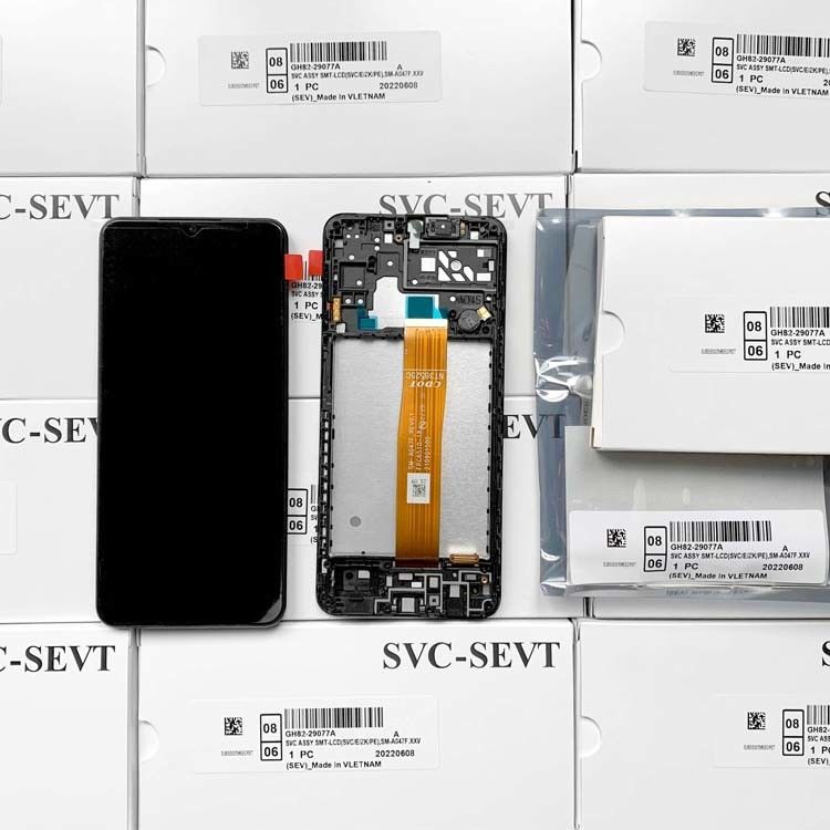 A04S LCD LCD z ramką dla  a04s oryginalny pakiet serwisowy LCDS  A047 ekran telefonu komórkowego wyświetlacz Pantalla