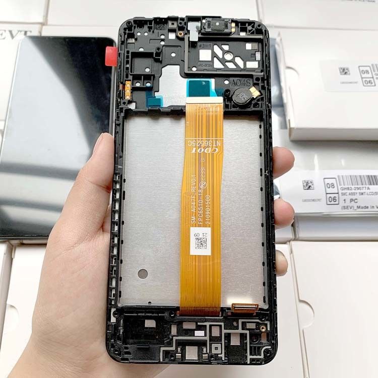 A04S LCD LCD z ramką dla  a04s oryginalny pakiet serwisowy LCDS  A047 ekran telefonu komórkowego wyświetlacz Pantalla