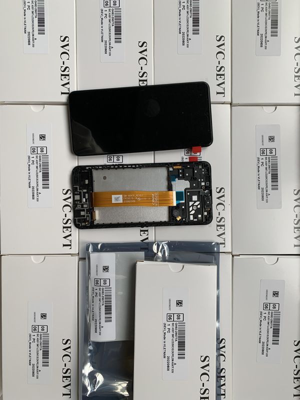 A04S LCD LCD z ramką dla  a04s oryginalny pakiet serwisowy LCDS  A047 ekran telefonu komórkowego wyświetlacz Pantalla