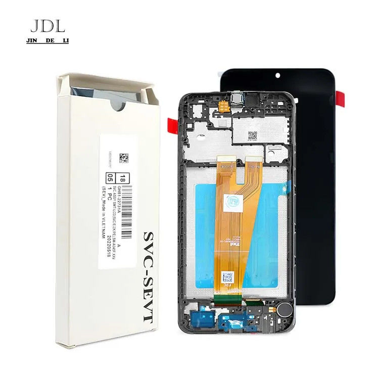 A045 Ekran LCD z ramą Do  a045 Telefon komórkowy dotykowy Pantalla  A04 Oryginalny pakiet serwisowy