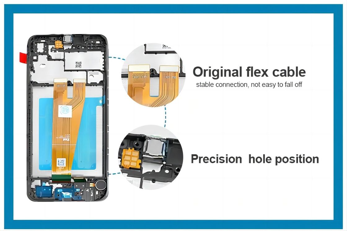A045 Ekran LCD z ramą Do  a045 Telefon komórkowy dotykowy Pantalla  A04 Oryginalny pakiet serwisowy
