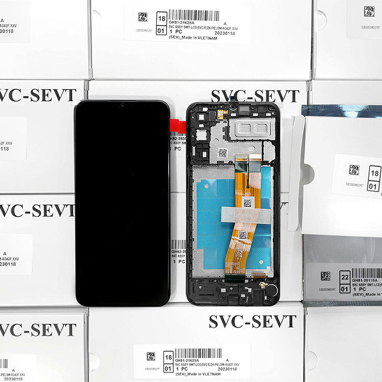 A04E lcd With Frame For  a04e Oryginalny nowy pakiet serwisowy LCDS Display  A04E Ekran telefonu komórkowego Pantalla