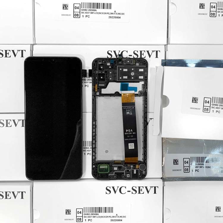 Fabryczny wyświetlacz LCD A135 Pantalla dla  A13S oryginalny ekran telefonu komórkowego Pantalla  A137 Service Pack LCDS
