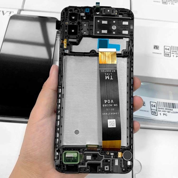 Fabryczny wyświetlacz LCD A135 Pantalla dla  A13S oryginalny ekran telefonu komórkowego Pantalla  A137 Service Pack LCDS