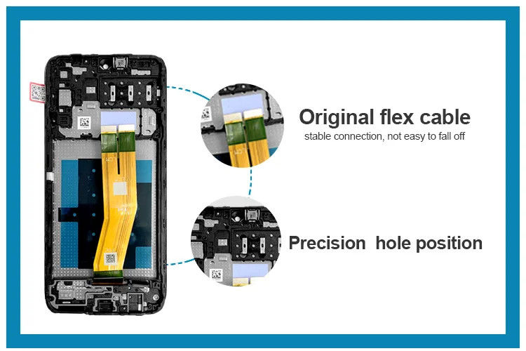 A14 4G LCD z ramą dla telefonów komórkowych  A145P Touch Pantalla  A145R Service Pack Ekran LCDS