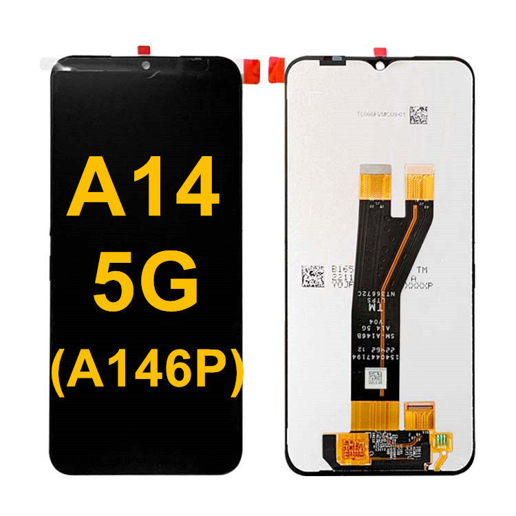 Sprzedaż hurtowa A14 5G LCD LCD Do  A14 Oryginalny Telefon Ekran dotykowy Pantalla  A146P Service Pack LCDS