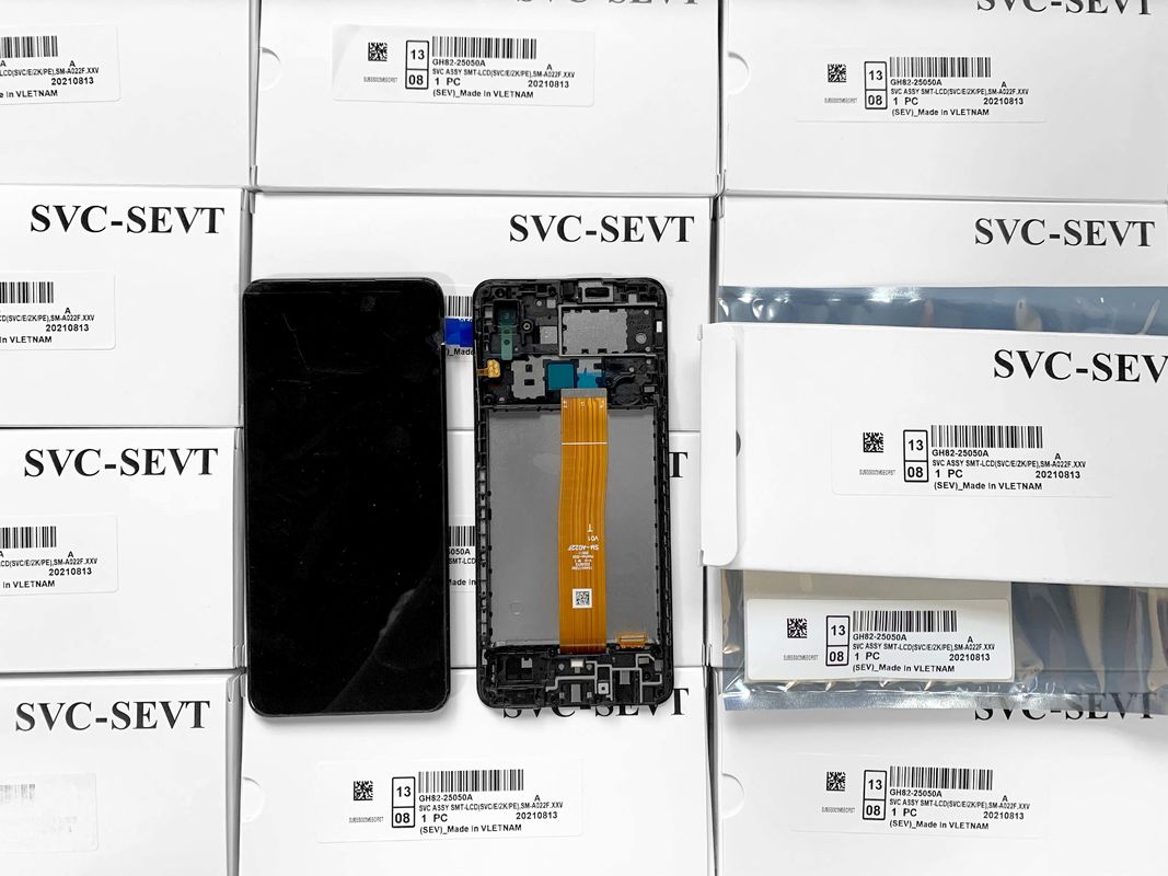 Profesjonalny wysokiej jakości oryginalny pakiet serwisowy LCD A022 Core telefon komórkowy LCD komórkowy wyświetlacz LCD dla  A01 Core