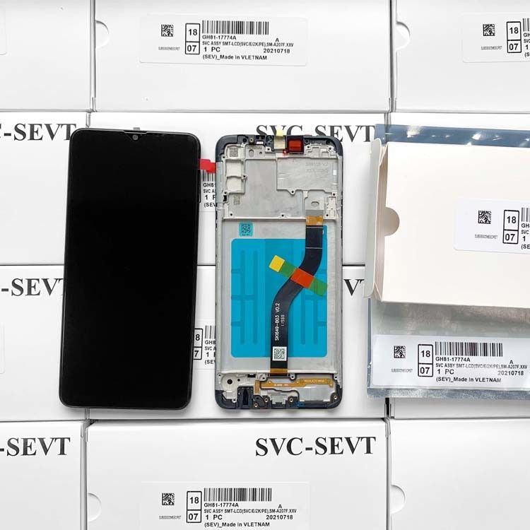 Opakowanie Serwis antystatyczny worek opakowanie piankowe pudełko kartonowe do  A207 LCD DISPLAY SCREEN LCD