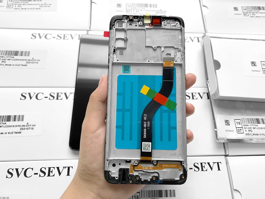 Opakowanie Serwis antystatyczny worek opakowanie piankowe pudełko kartonowe do  A207 LCD DISPLAY SCREEN LCD