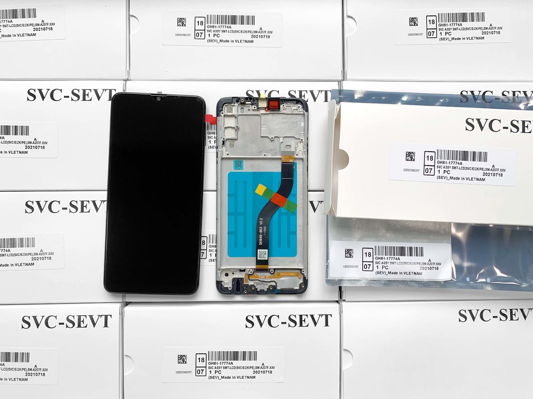 Opakowanie Serwis antystatyczny worek opakowanie piankowe pudełko kartonowe do  A207 LCD DISPLAY SCREEN LCD