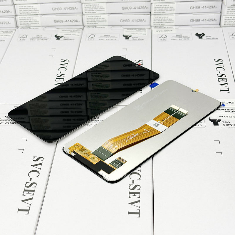 Oryginalny ekran A03S Zastąpienie LCD bez ramki 0,08kg 1600X720 pikseli Pantalla LCD Telefonowe ekrany fabryki