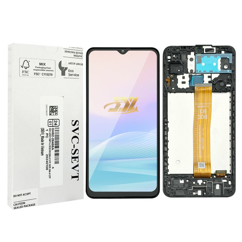 A127 lcd z ramką Dla  a127 Oryginalny nowy pakiet serwisowy Mobilny ekran wyświetlacz  A12 Nacho Touch Pantalla