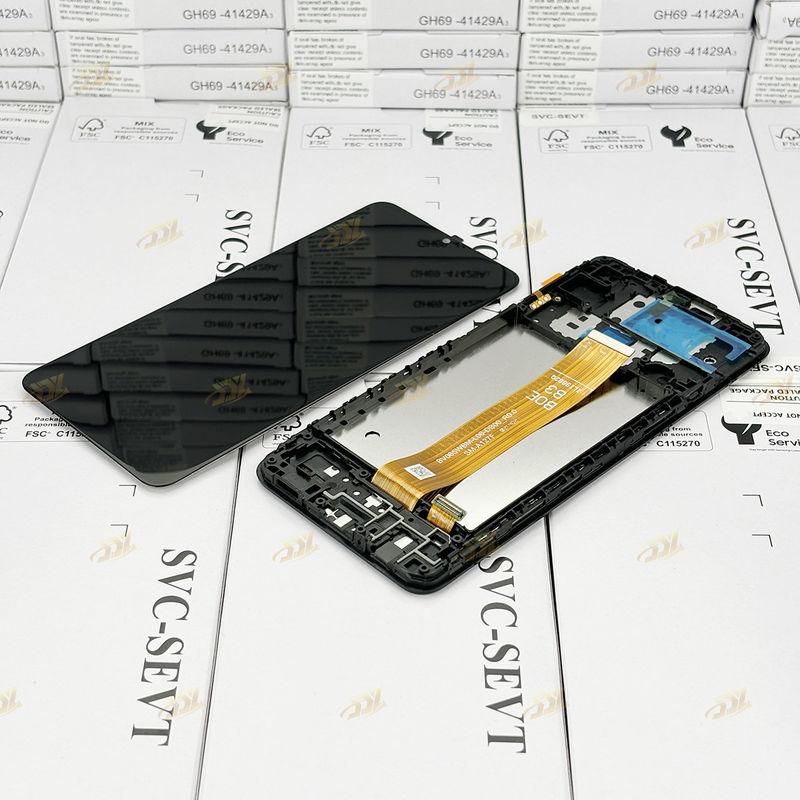 A127 lcd z ramką Dla  a127 Oryginalny nowy pakiet serwisowy Mobilny ekran wyświetlacz  A12 Nacho Touch Pantalla