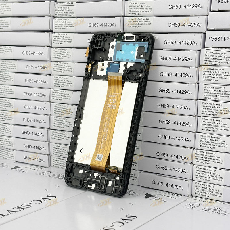 A127 lcd z ramką Dla  a127 Oryginalny nowy pakiet serwisowy Mobilny ekran wyświetlacz  A12 Nacho Touch Pantalla