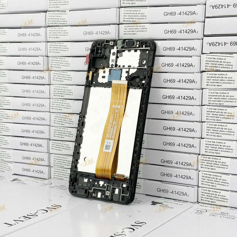 A125 oryginalny LCD Panatlla z ramką For  a125 Service Pack LCDS Screen  A125 Mobilny telefon wyświetlacz dotykowy